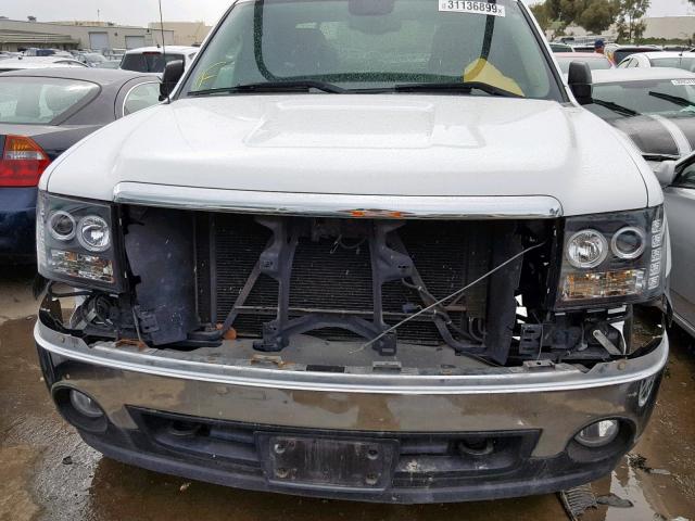 1GTEK19C97Z639230 - 2007 GMC NEW SIERRA WHITE photo 7