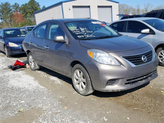 3N1CN7AP3EL865996 - 2014 NISSAN VERSA SV SILVER photo 1