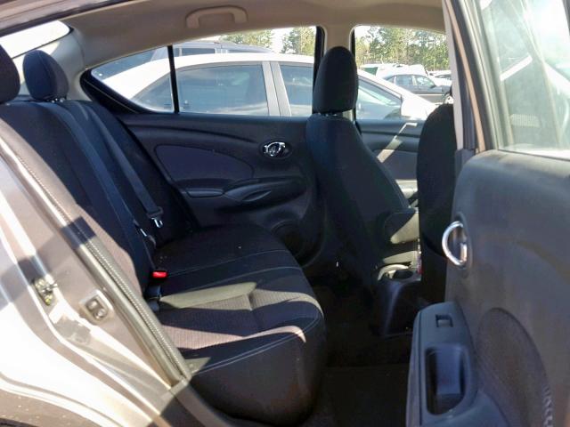 3N1CN7AP3EL865996 - 2014 NISSAN VERSA SV SILVER photo 6