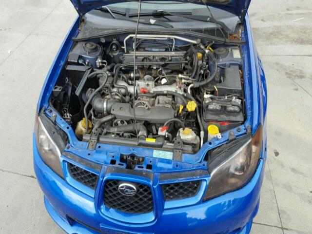 JF1GD79616G504193 - 2006 SUBARU IMPREZA WR BLUE photo 7