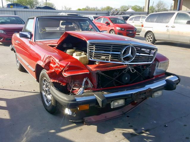 WDBBA45A0CB018505 - 1982 MERCEDES-BENZ 380 SL RED photo 1