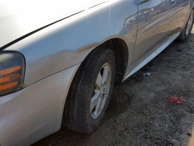 2G2WP552181178744 - 2008 PONTIAC GRAND PRIX SILVER photo 9