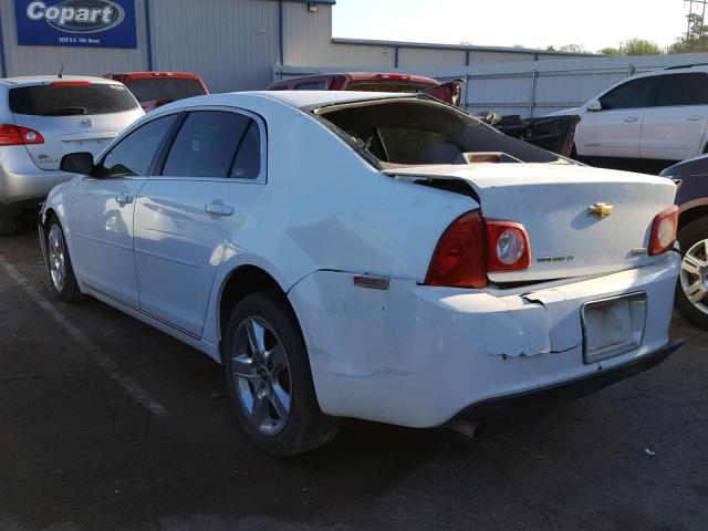 1G1ZC5E03AF167349 - 2010 CHEVROLET MALIBU 1LT WHITE photo 3
