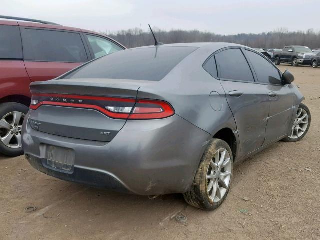 1C3CDFBA7DD268797 - 2013 DODGE DART SXT GRAY photo 4