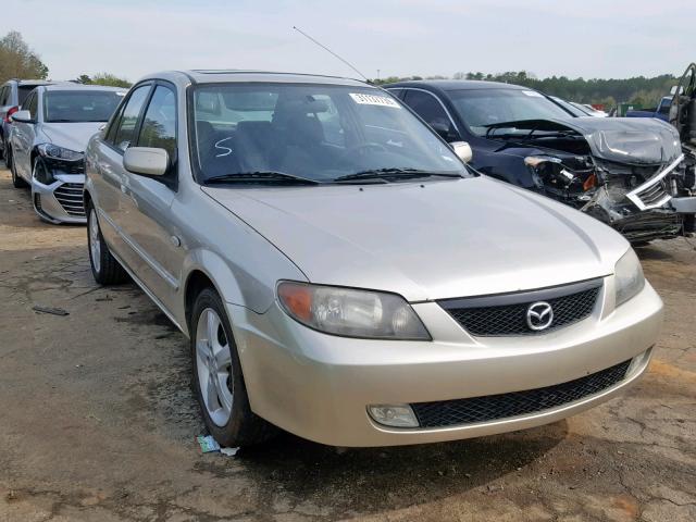 JM1BJ225031135813 - 2003 MAZDA PROTEGE DX TAN photo 1