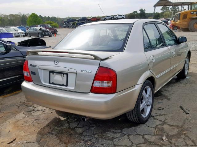 JM1BJ225031135813 - 2003 MAZDA PROTEGE DX TAN photo 4