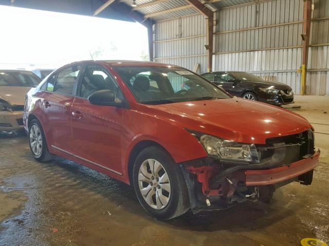 1G1PA5SH2F7201404 - 2015 CHEVROLET CRUZE LS RED photo 1