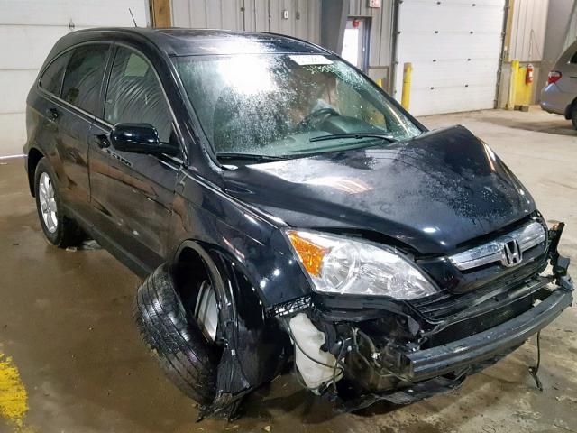 5J6RE48768L032702 - 2008 HONDA CR-V EXL BLACK photo 1