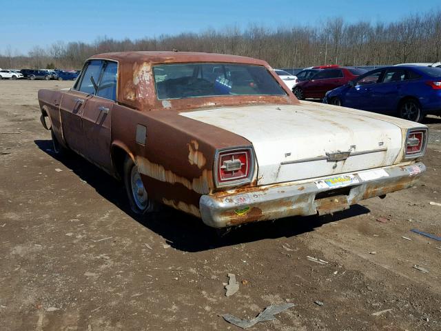 6G60Z175541 - 1966 FORD GALAXIE WHITE photo 3