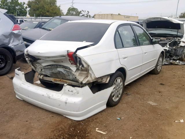 2HGES16504H502275 - 2004 HONDA UK WHITE photo 4