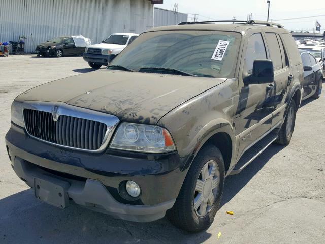5LMEU68H84ZJ03829 - 2004 LINCOLN AVIATOR შავი ფოტო 2