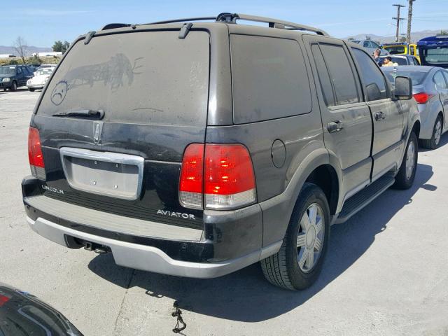 5LMEU68H84ZJ03829 - 2004 LINCOLN AVIATOR შავი ფოტო 4