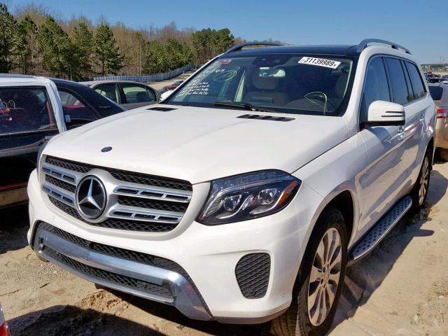 4JGDF6EE9HA815354 - 2017 MERCEDES-BENZ GLS 450 4M WHITE photo 2