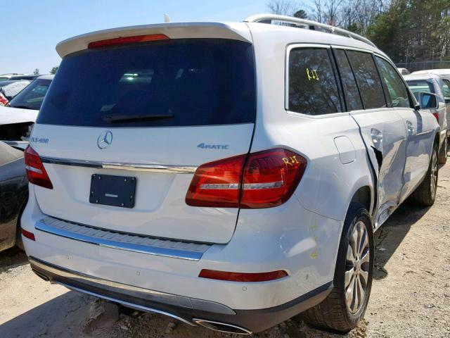 4JGDF6EE9HA815354 - 2017 MERCEDES-BENZ GLS 450 4M WHITE photo 4