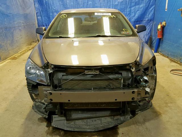 1G1ZC5E13BF210520 - 2011 CHEVROLET MALIBU 1LT თაფლისფერი ფოტო 9