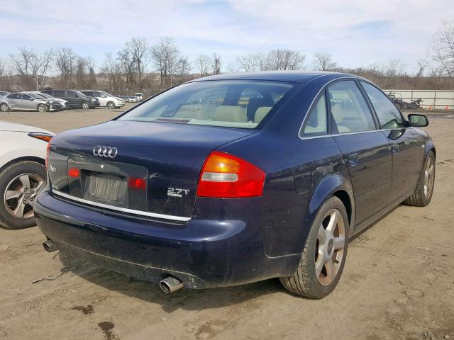 WAULD64B93N060430 - 2003 AUDI A6 2.7T QU BLUE photo 4