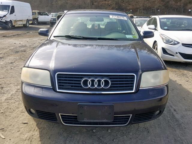 WAULD64B93N060430 - 2003 AUDI A6 2.7T QU BLUE photo 9