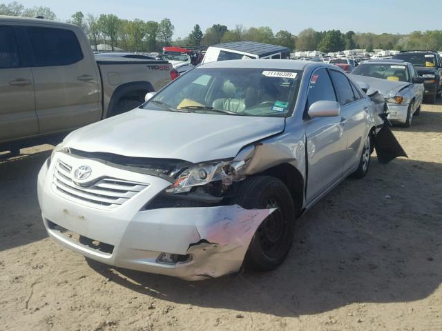 4T1BE46K27U659321 - 2007 TOYOTA CAMRY NEW SILVER photo 2