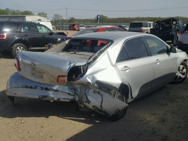 4T1BE46K27U659321 - 2007 TOYOTA CAMRY NEW SILVER photo 4