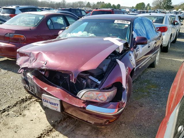 1G4CW54K734180817 - 2003 BUICK PARK AVENU BURGUNDY photo 2