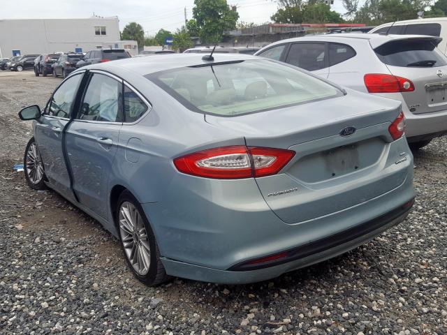 3FA6P0LU0ER252039 - 2014 FORD FUSION SE HYBRID  photo 3