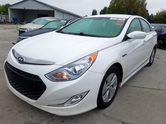 KMHEC4A48FA127955 - 2015 HYUNDAI SONATA HYBRID  photo 2