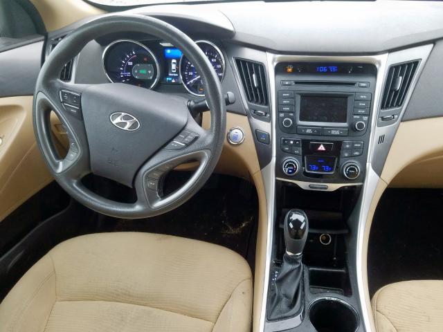 KMHEC4A48FA127955 - 2015 HYUNDAI SONATA HYBRID  photo 9