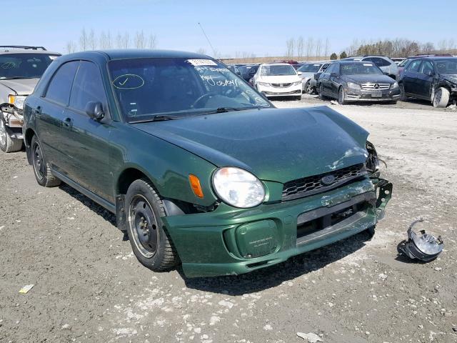 JF1GG65573H803045 - 2003 SUBARU IMPREZA TS GREEN photo 1