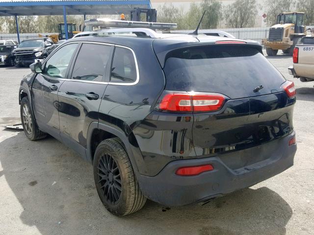 1C4PJLCB1FW542353 - 2015 JEEP CHEROKEE L BLACK photo 3