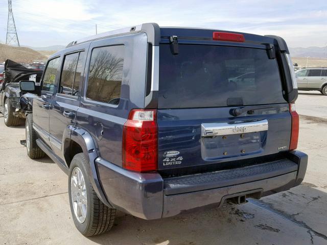 1J4RG5GT3AC153241 - 2010 JEEP COMMANDER BLUE photo 3