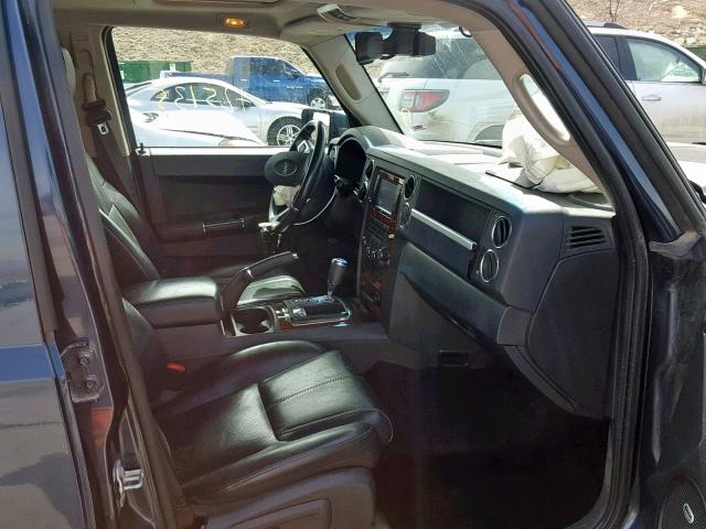 1J4RG5GT3AC153241 - 2010 JEEP COMMANDER BLUE photo 5