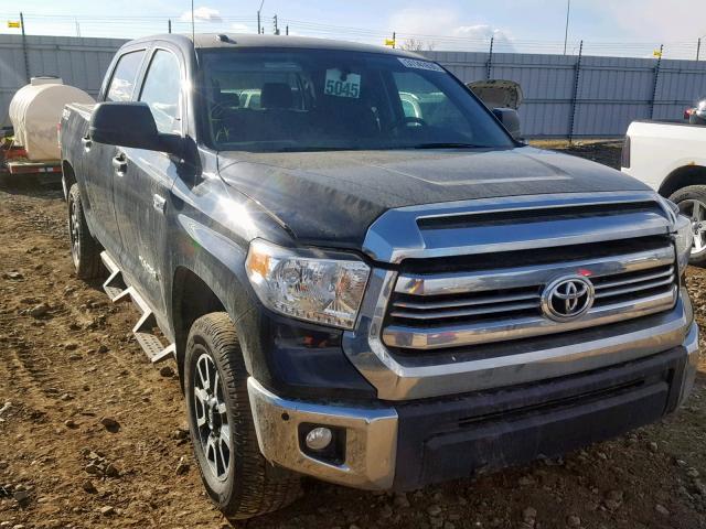 5TFDY5F11HX635559 - 2017 TOYOTA TUNDRA CRE BLACK photo 1