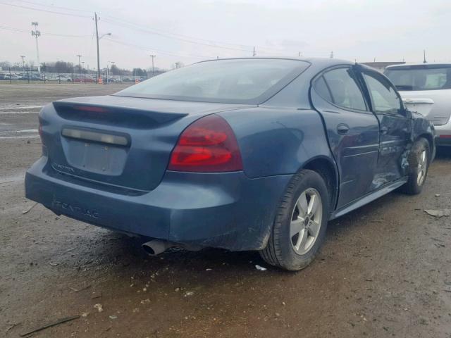 2G2WP552061135672 - 2006 PONTIAC GRAND PRIX BLUE photo 4