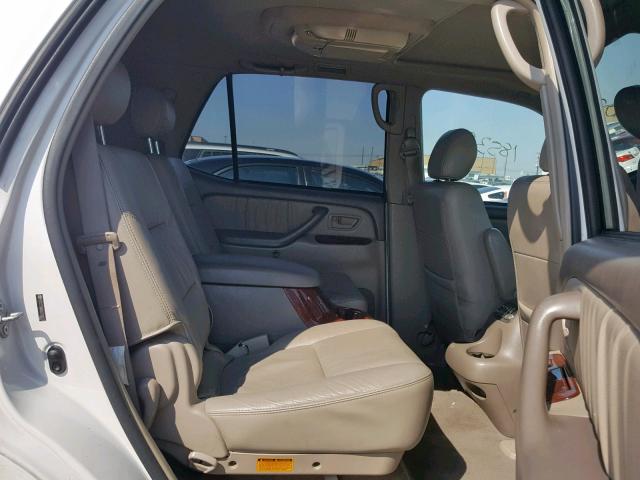 5TDZT38A95S258227 - 2005 TOYOTA SEQUOIA LI WHITE photo 6