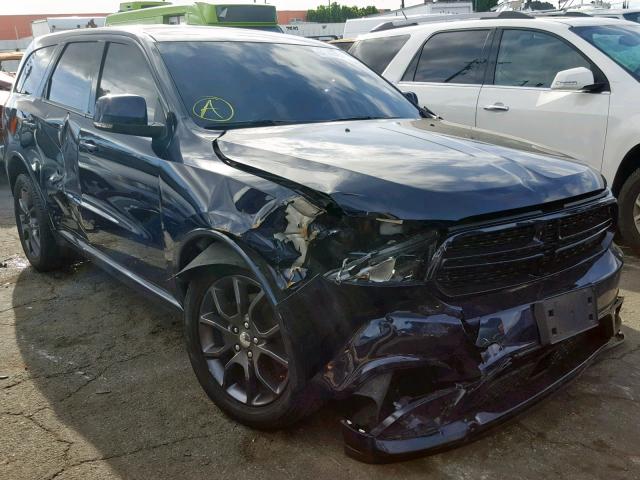 1C4SDHCT5GC483687 - 2016 DODGE DURANGO R/ BLUE photo 1