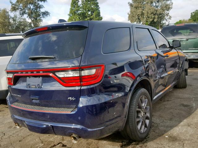 1C4SDHCT5GC483687 - 2016 DODGE DURANGO R/ BLUE photo 4