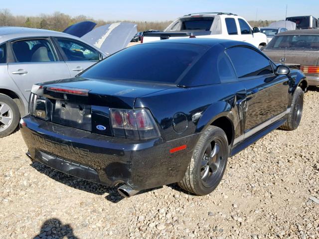 1FAFP42X82F141590 - 2002 FORD MUSTANG GT BLACK photo 4