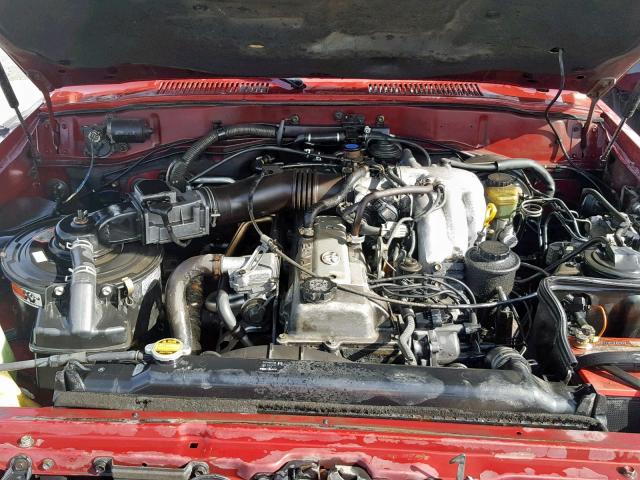 JT3DJ81W6R0048359 - 1994 TOYOTA LAND CRUIS BURGUNDY photo 7