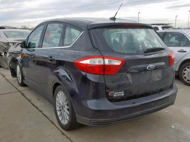 1FADP5CU9FL118733 - 2015 FORD C-MAX PREM BLACK photo 3