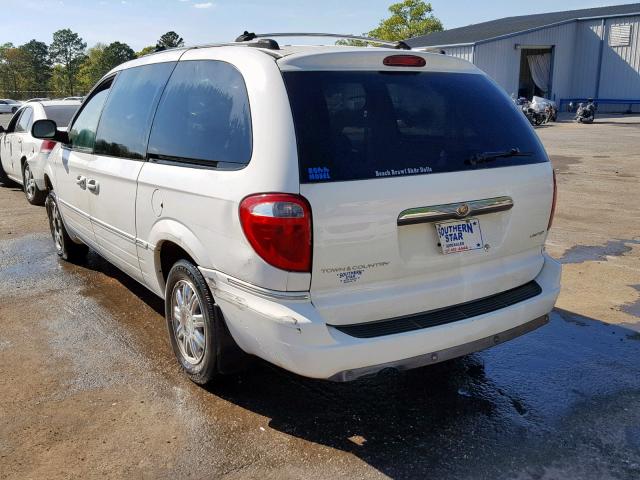 2C8GP64L15R379930 - 2005 CHRYSLER TOWN & COU WHITE photo 3