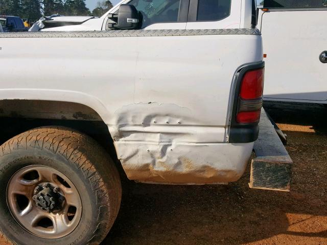 3B7KC23661G714028 - 2001 DODGE RAM 2500 WHITE photo 9