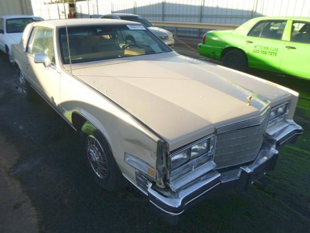 1G6EL5785FE666792 - 1985 CADILLAC ELDORADO CREAM photo 1