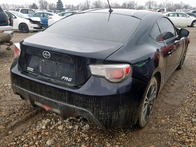 JF1ZNAA18D1700151 - 2013 TOYOTA SCION FR-S BLACK photo 4