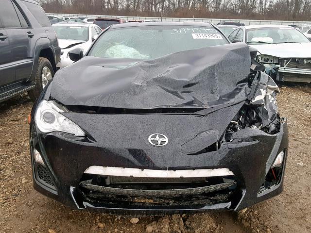 JF1ZNAA18D1700151 - 2013 TOYOTA SCION FR-S BLACK photo 7