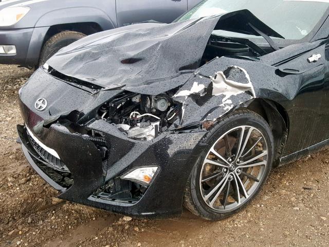 JF1ZNAA18D1700151 - 2013 TOYOTA SCION FR-S BLACK photo 9
