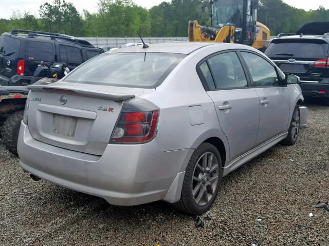 3N1BB6AP6BL644855 - 2011 NISSAN SENTRA SE- SILVER photo 4