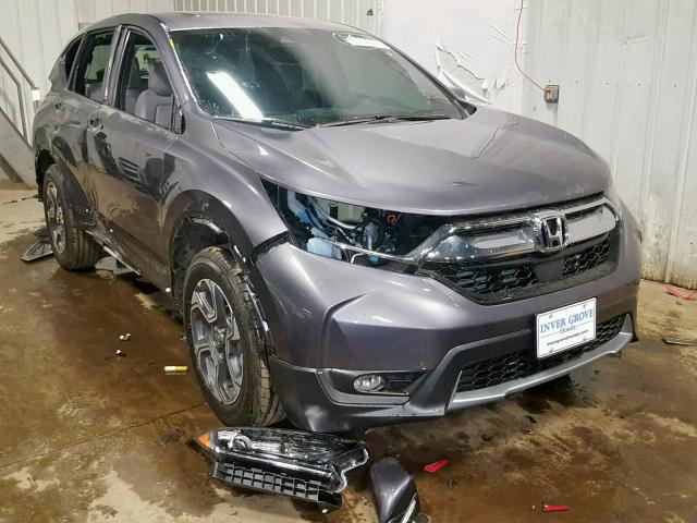 7FARW2H86JE104138 - 2018 HONDA CR-V EXL GRAY photo 1