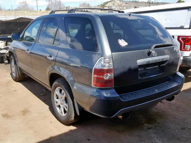 2HNYD18765H542974 - 2005 ACURA MDX TOURIN CHARCOAL photo 3