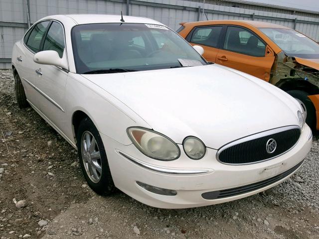 2G4WD562251305057 - 2005 BUICK LACROSSE C WHITE photo 1