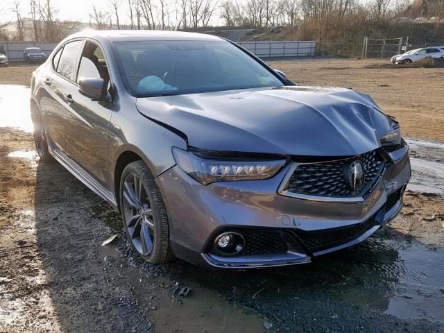 19UUB2F60KA007595 - 2019 ACURA TLX GRAY photo 1